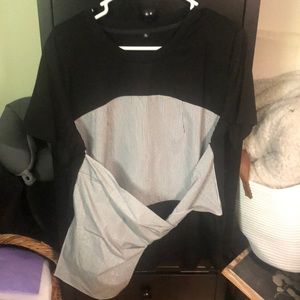 Kate Hewko  XL draped tee